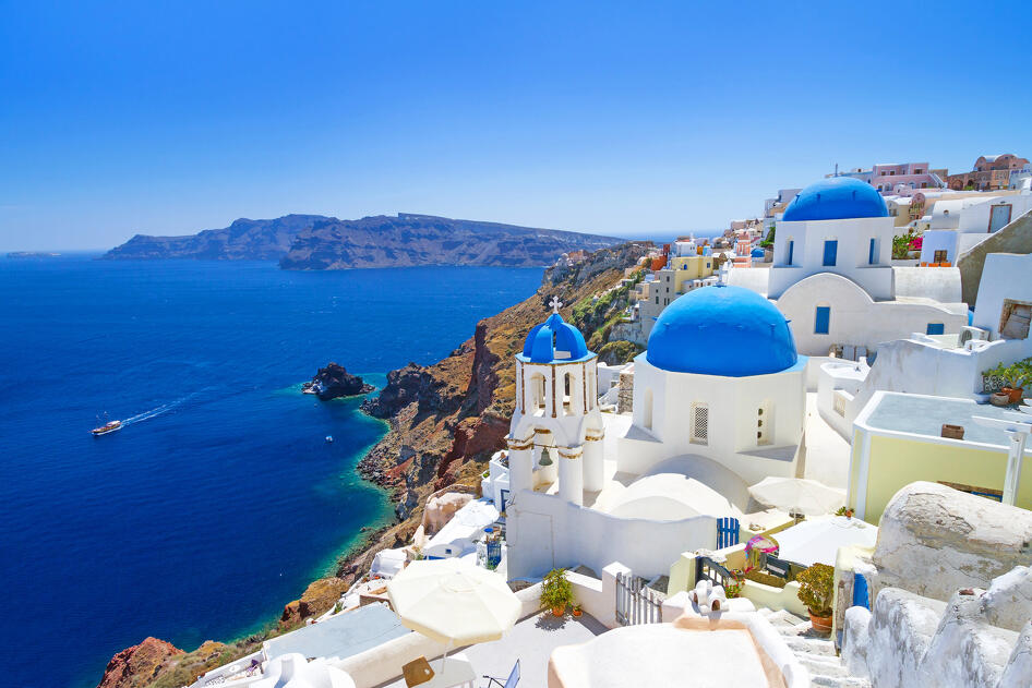 Santorini, Ola falu