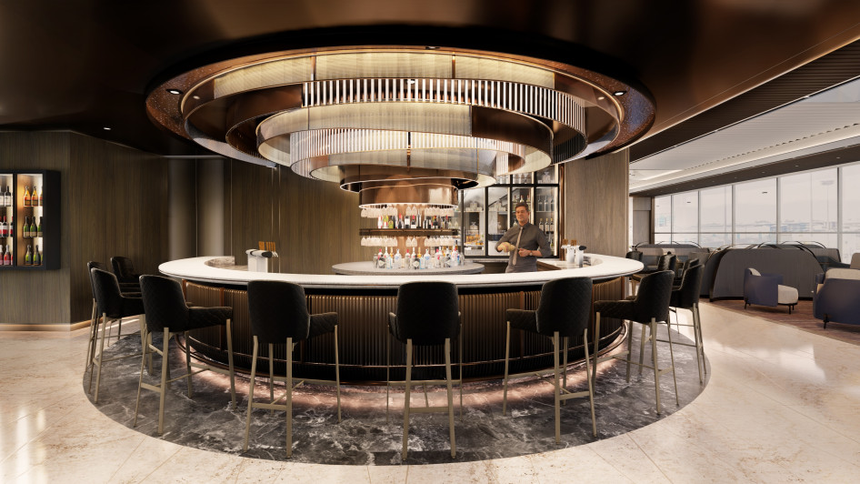 A First Class Lounge-ba saját bárpult is kerül