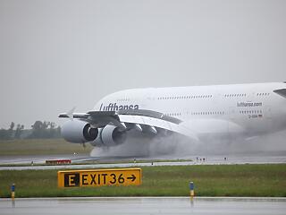 A380-as a bécsi repülőtéren