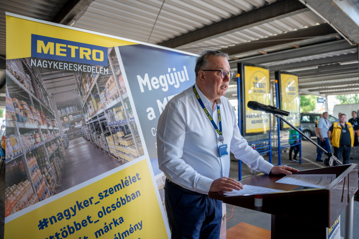 Bodó Zsolt áruház- és vonzáskörzeti igazgató / Forrás: METRO Nagykereskedelem