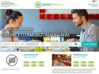 Diningtable.hu: Magyarország legújabb, valódi online asztalfoglaló rendszere!