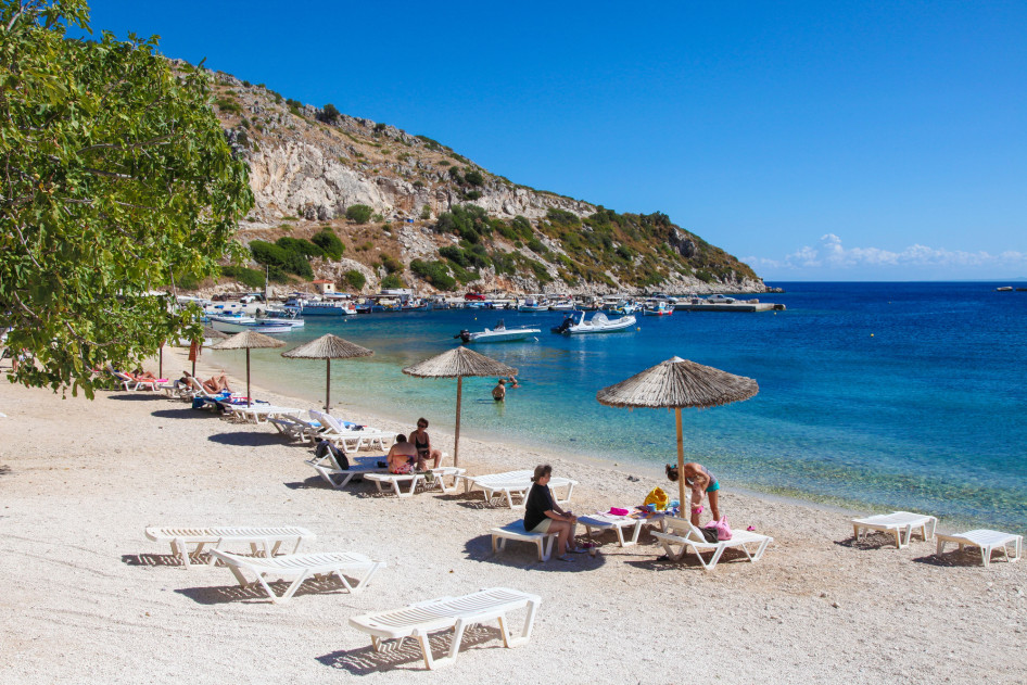 Zakynthos, tengerpart