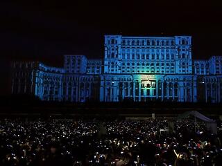 Magyar fényfestés aratott sikert Bukarestben