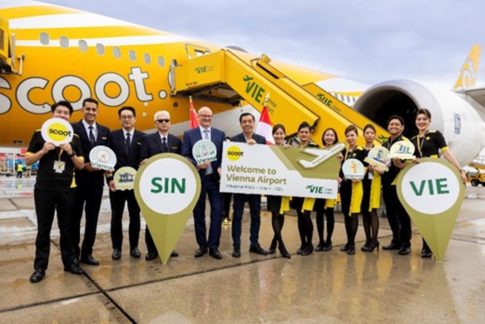 Scoot kabin személyzet és a Dreamline 787-8