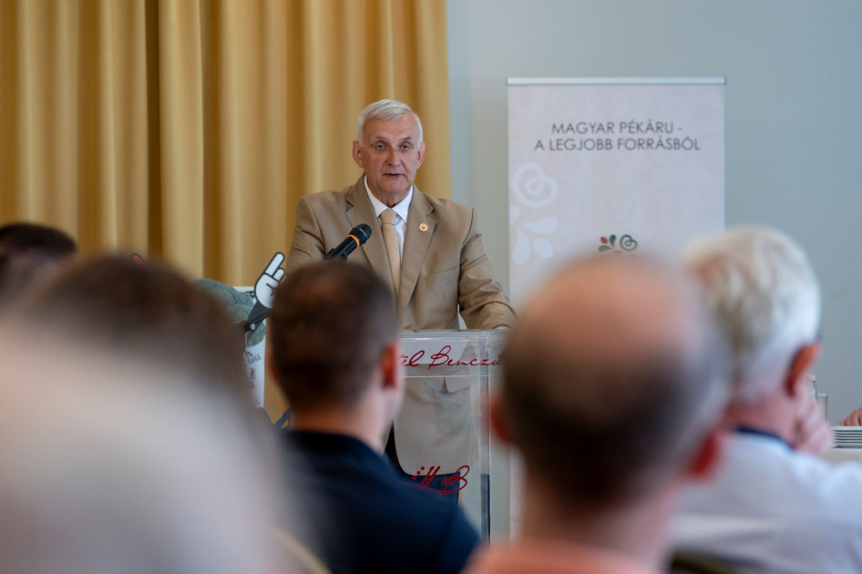 Septe József, a Magyar Pékszövetség elnöke