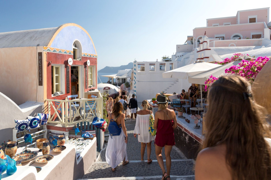Szantorinit évek óta ellepik nyáron a turisták