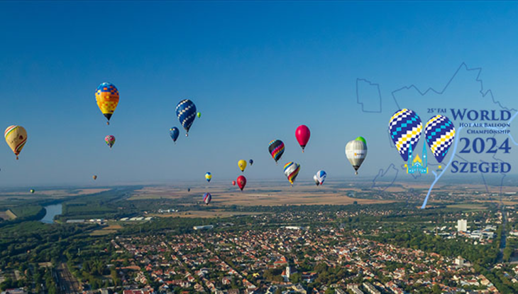 Szeged lakói és a hőlégballon szerelmesei számára már megszokott, hogy időnként hatalmas, színes csodák úsznak be a látóterükbe