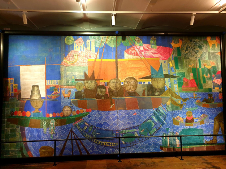 Nem csak zseniális építész, hanem különleges világú és tehetséges festő volt Hundertwasser / Fotó: szerző