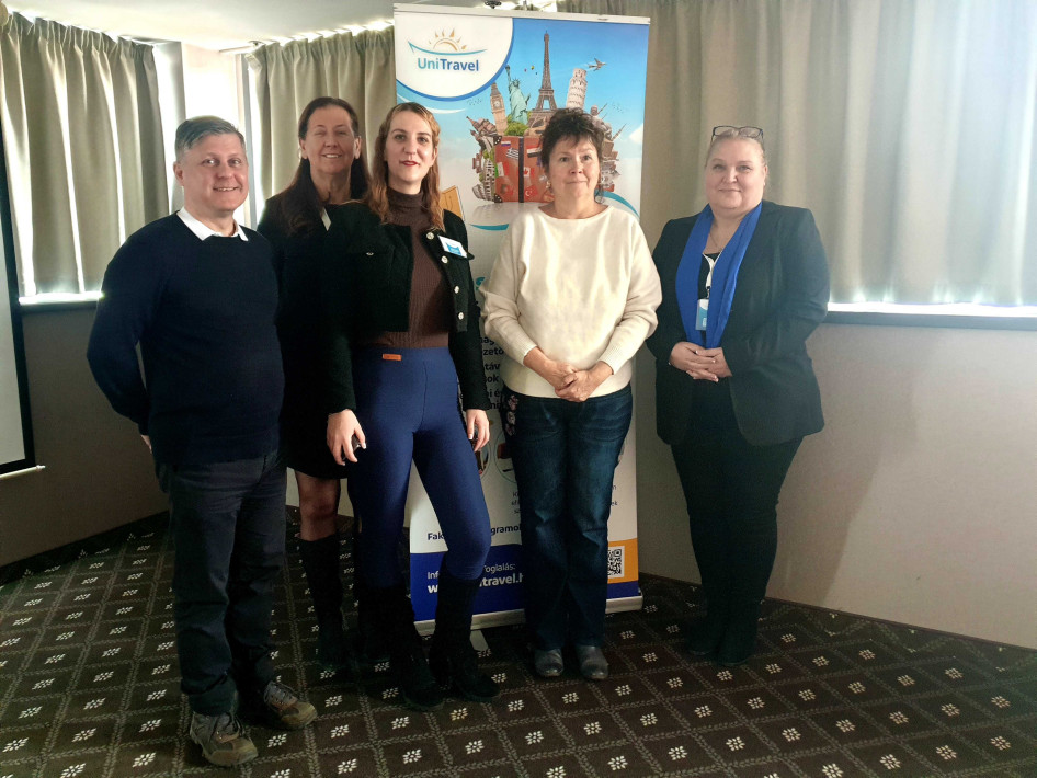 Az UniTravel csapata a február 14-ei partnerrendezvény alkalmával