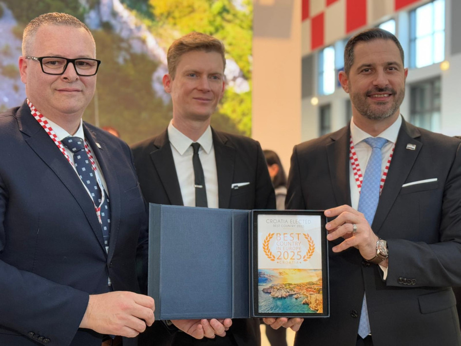 A rangos elismerést a horvát turisztikai vezetők a berlini ITB-n vehették át