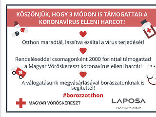 #borozzotthon: a Laposa Birtok és a Magyar Vöröskereszt kampánya
