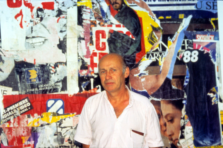 Jacques Villeglé (1926-2022) / Forrás: Zsolnay Negyed 