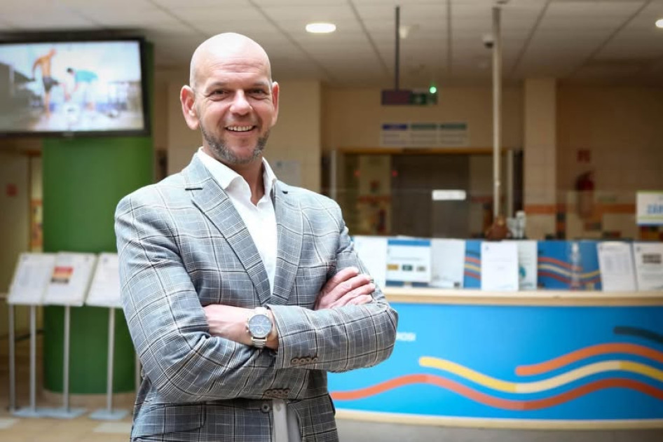 Végh Andor, a Magyar Fürdőszövetség közgyűlésének elnöke