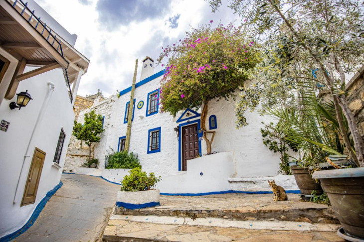 Bodrum egyik hangulatos utcája