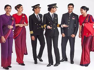 Bemutatta új formaruháit az Air India