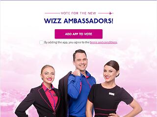 Mától szavazhat arról, hogy kik legyenek a Wizz Air új nagykövetei