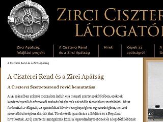 Elindult a Zirci Ciszteri Apátság honlapja