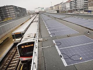Bécsben a metróállomás is napelemmel működik 
