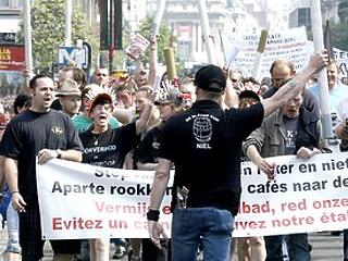 Brüsszelben a dohányzási tilalom ellen tüntettek