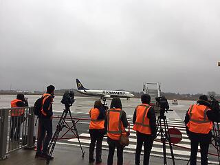Budapesti gépindulással nyílt meg a Charleroi repülőtér 2-es terminálja