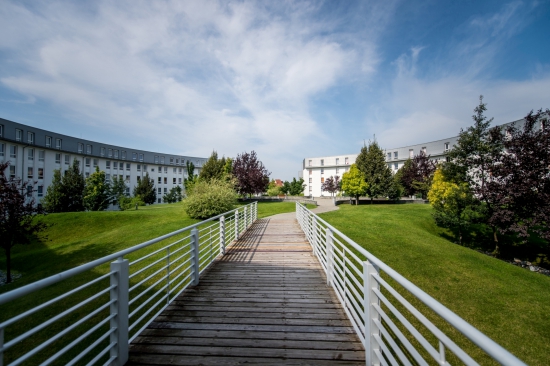 A Campus Hotel parkja