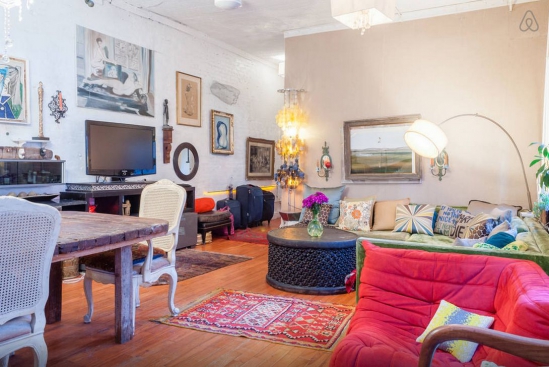 Egy kiadó lakás New Yorkban (Forrás: Airbnb)