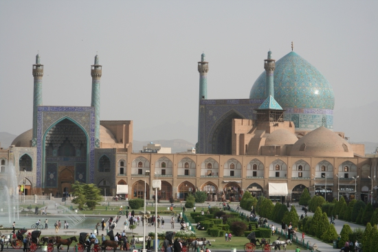 Iszfahán, Királyi mecset (Forrás: Wikimedia Commons)