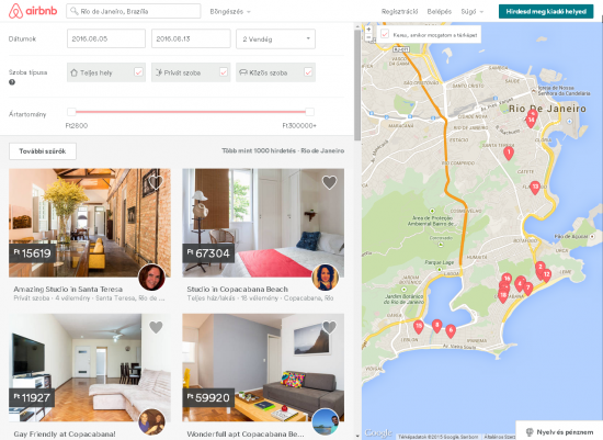 Már most sok Airbnb-szállás közül lehet választani jövő év augusztusában