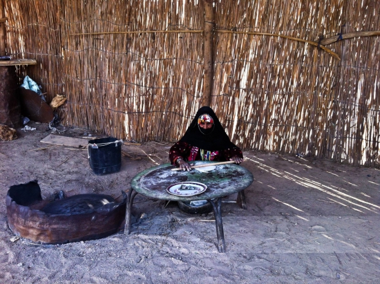 Beduin vendégfogadás (Fotó: Berende Alexa)