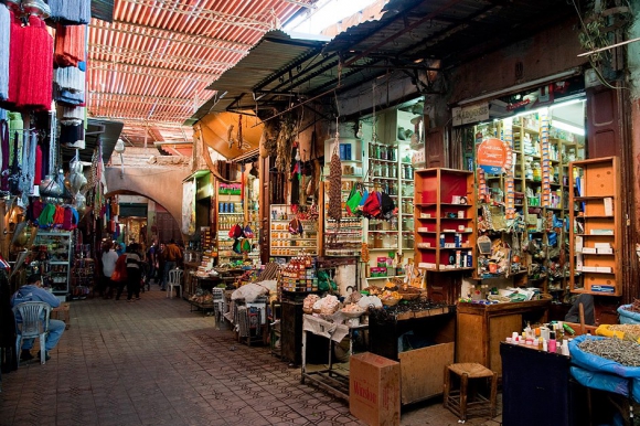 Marrákesi piac (Forrás: Facebook / Visit Morocco)