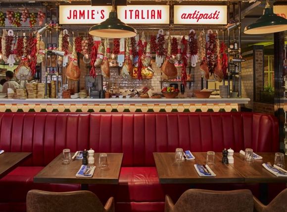 A Budapesten nemrég megnyitott Jamie's Italian étterem (Forrás: Facebook / Jamie's Italian Budapest)