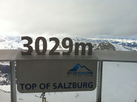 3029 méteren, Salzburg tartomány tetején