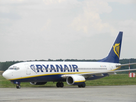 A Ryanair egyik Boeing 737-es gépe (Fotó: WikiABG / Wikipedia)
