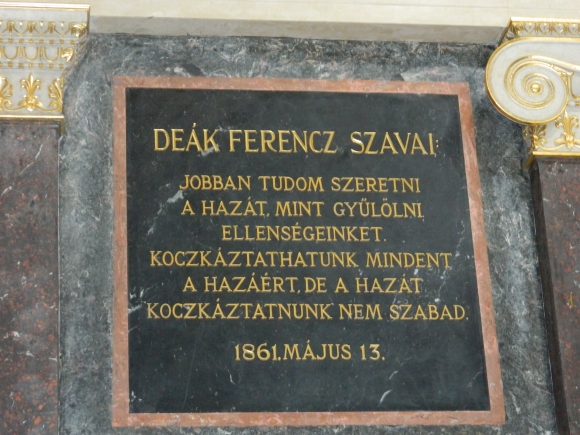Deák Ferencz szavai (Fotó: Bódi Ágnes)