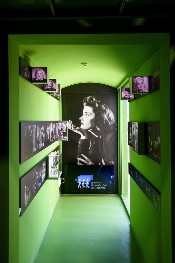A Nemzeti Filmtörténeti Élménypark kiállításának részlete (MTI Fotó: Komka Péter)