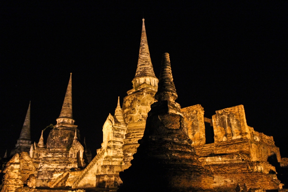 Az ayutthayai sztúpák (Fotó: Berende Alexa)
