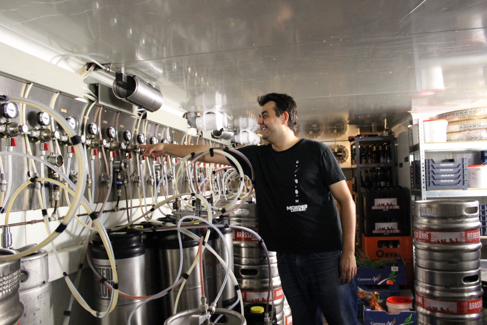 A sörház saját hűtőkamrája