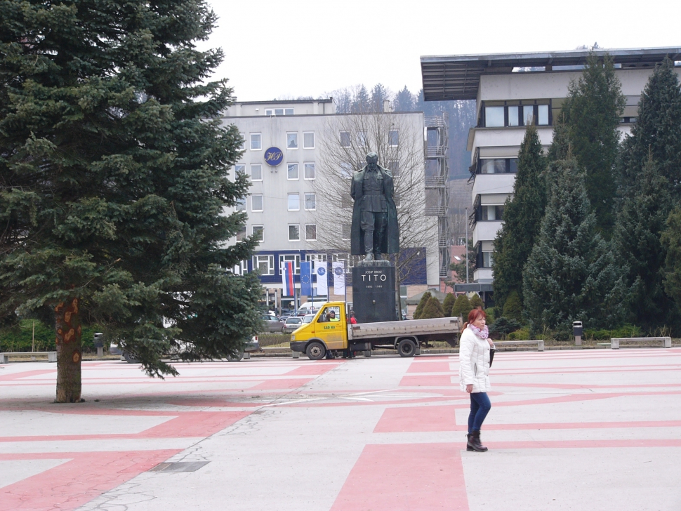 Velenje: a gigantikus Tito szobor